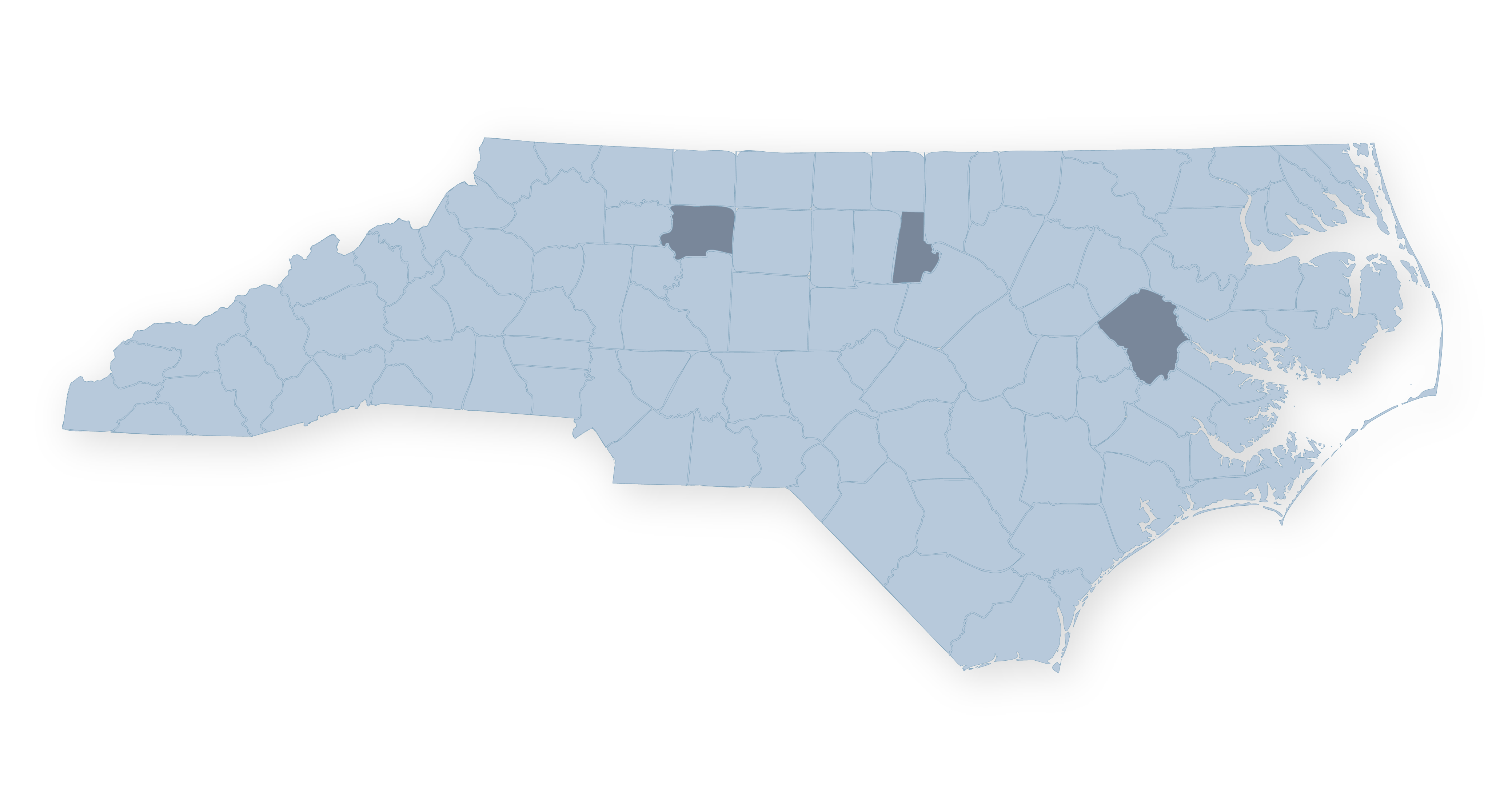 Map of North Carolina